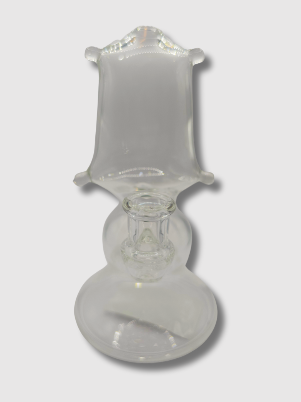 Roysco Glass Clear Single Stack Pillow Rosin Dab Rig