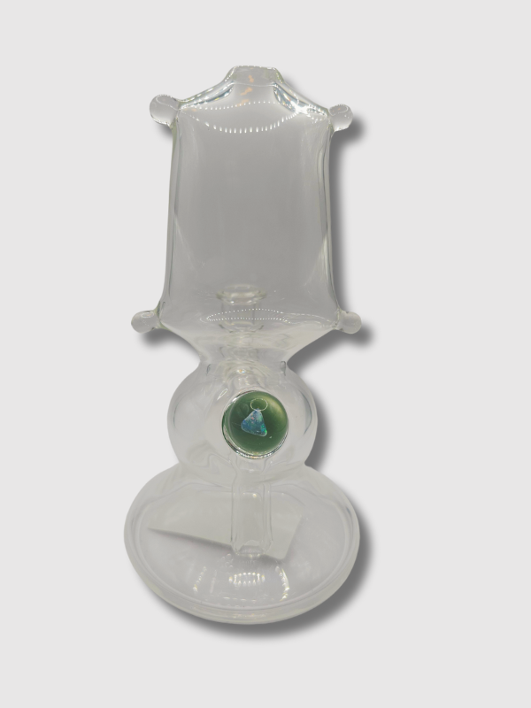 Roysco Glass Clear Single Stack Pillow Rosin Dab Rig
