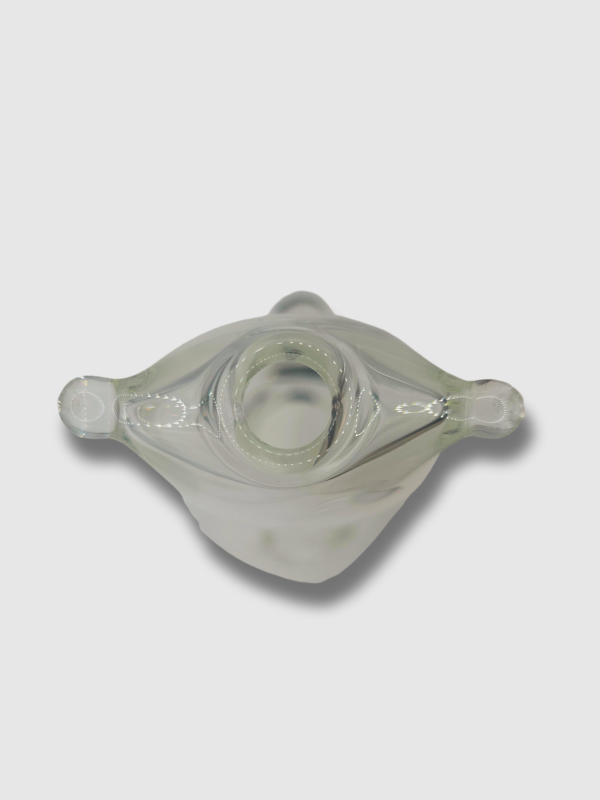 Roysco Glass Clear Single Stack Pillow Rosin Dab Rig