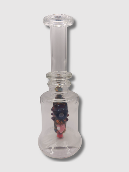 Fisk Glass Rainbow Acid Monster Mini Tube Rosin Dab Rig