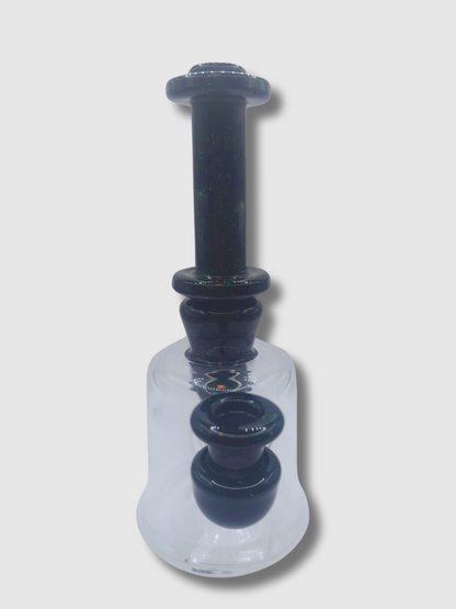Fisk Glass Crushed Opal Mini Tube Rosin Dab Rig